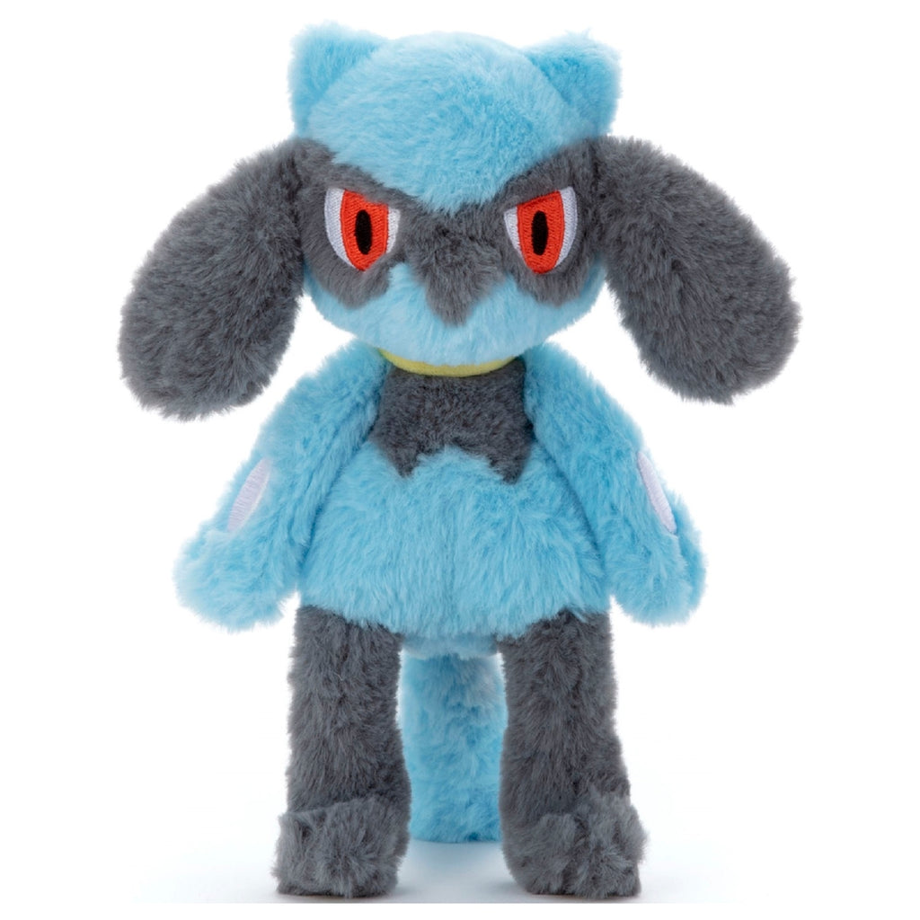 I'm exhausted! Stuffed toy S Riolu plushie from Japan with cute expression