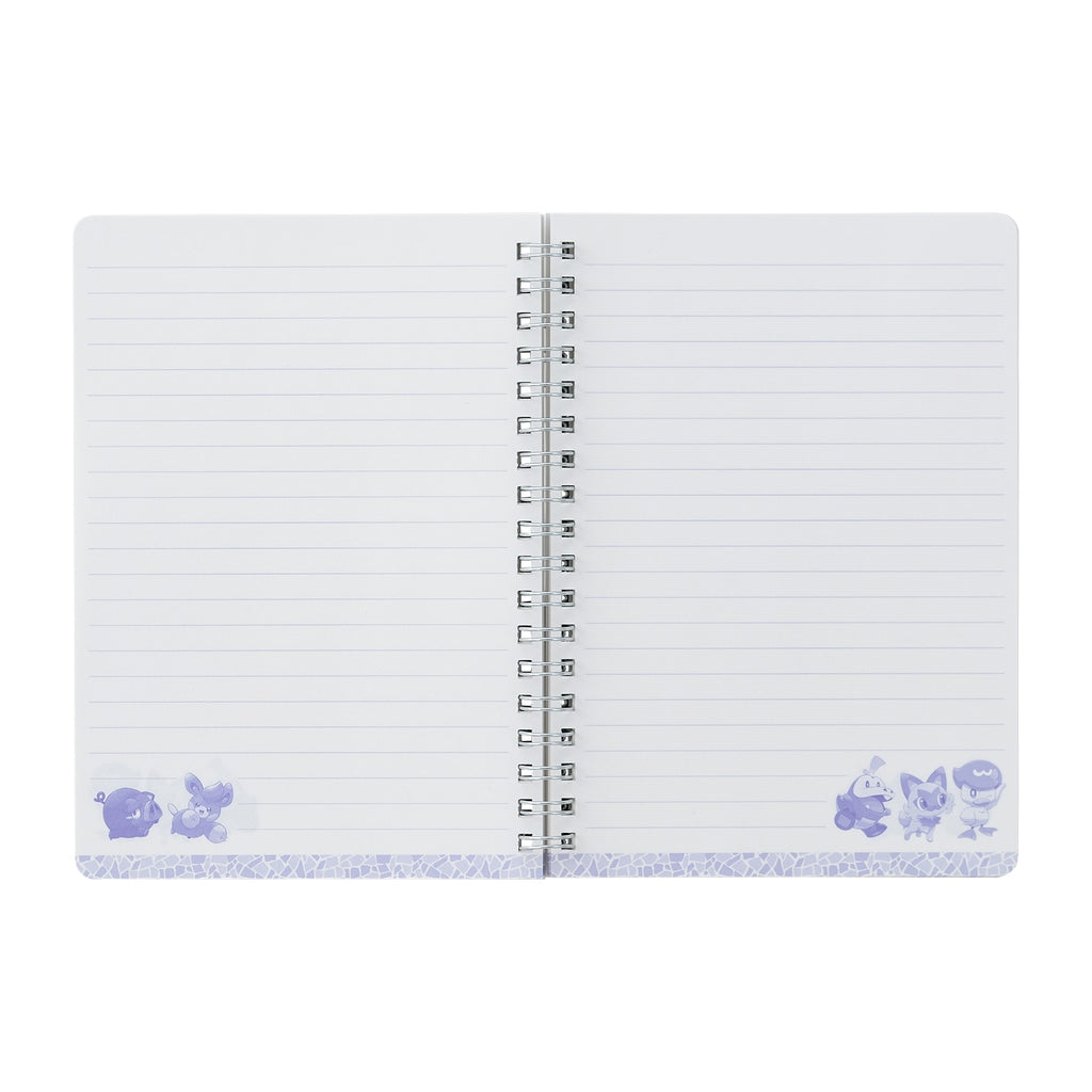 Authentic Pokemon Center Japan B6 ring notebook violet with collectible packaging from Japan