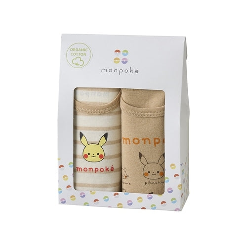 Monpoke Short Sleeve Body Mini 2 Piece Set Border (70-80)