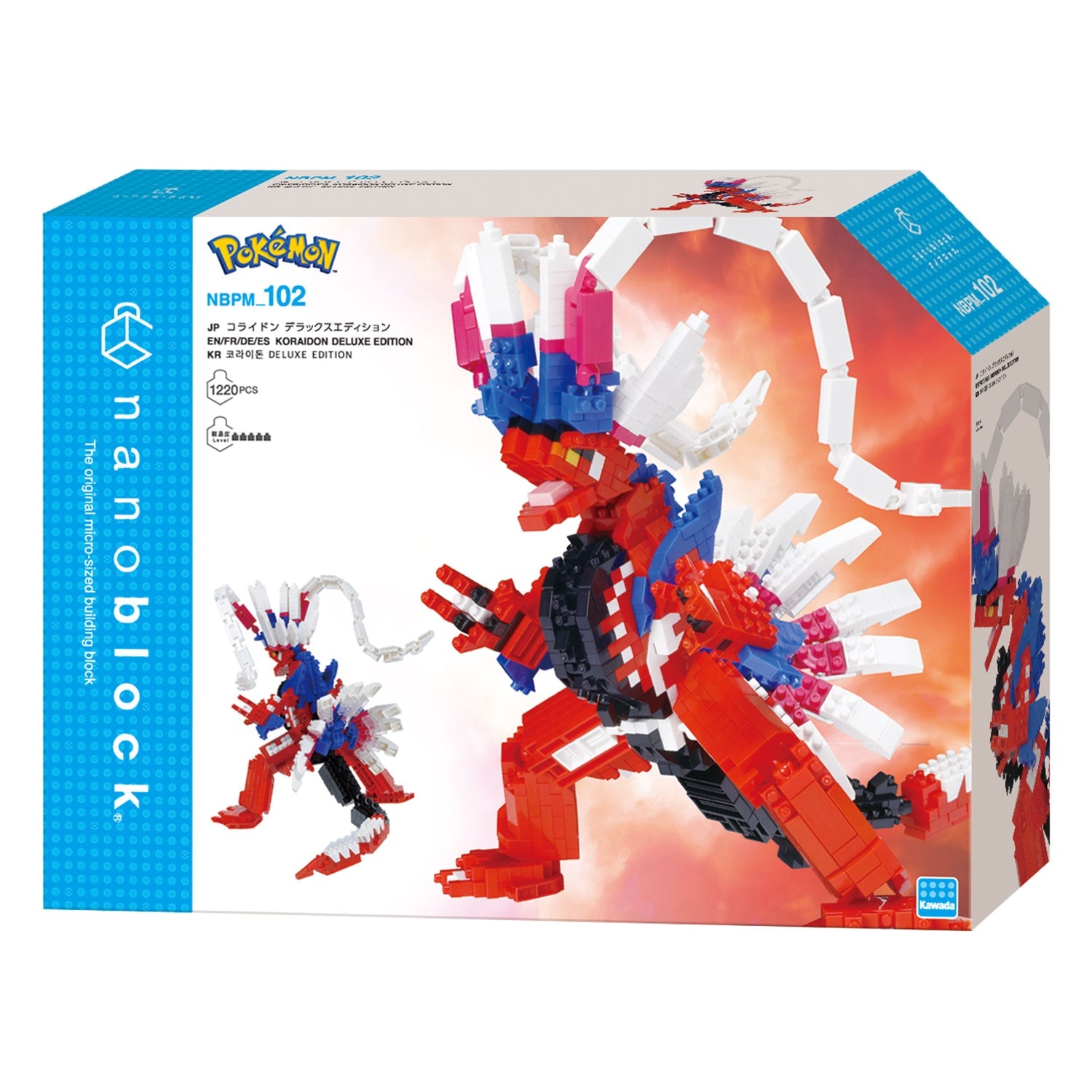 Nanoblock Collidon Deluxe Edition from Japan, detailed Pokemon figure