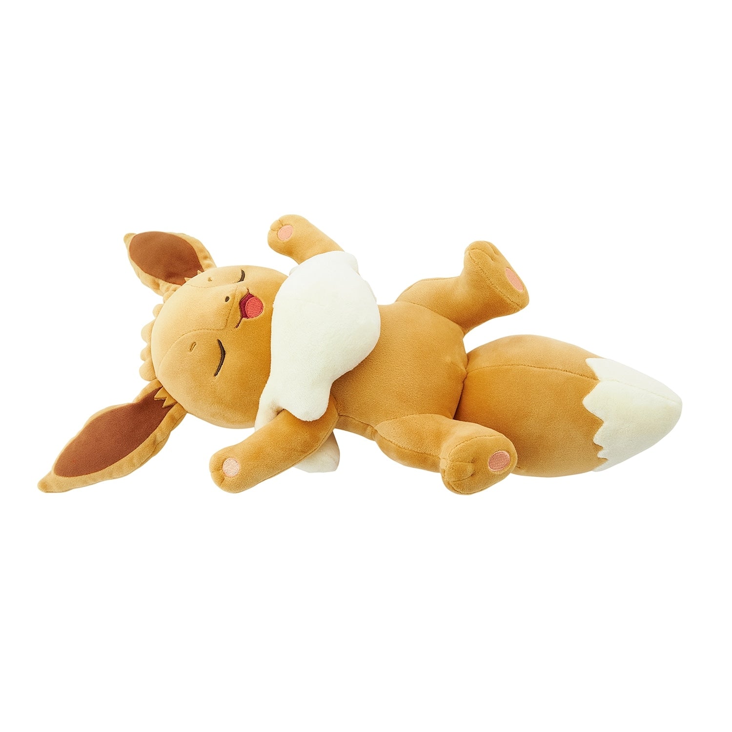 Eevee plush toy from Japan, cute sleeping pose
