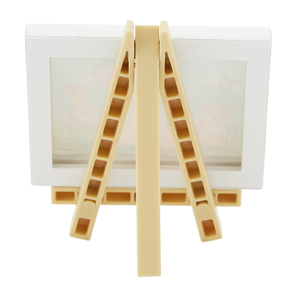 Hatsune mini art figure with easel, authentic Japanese collectible