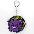 Gengar keychain from Japan, featuring a Ghost/Poison-type Pokemon with a shadowy design