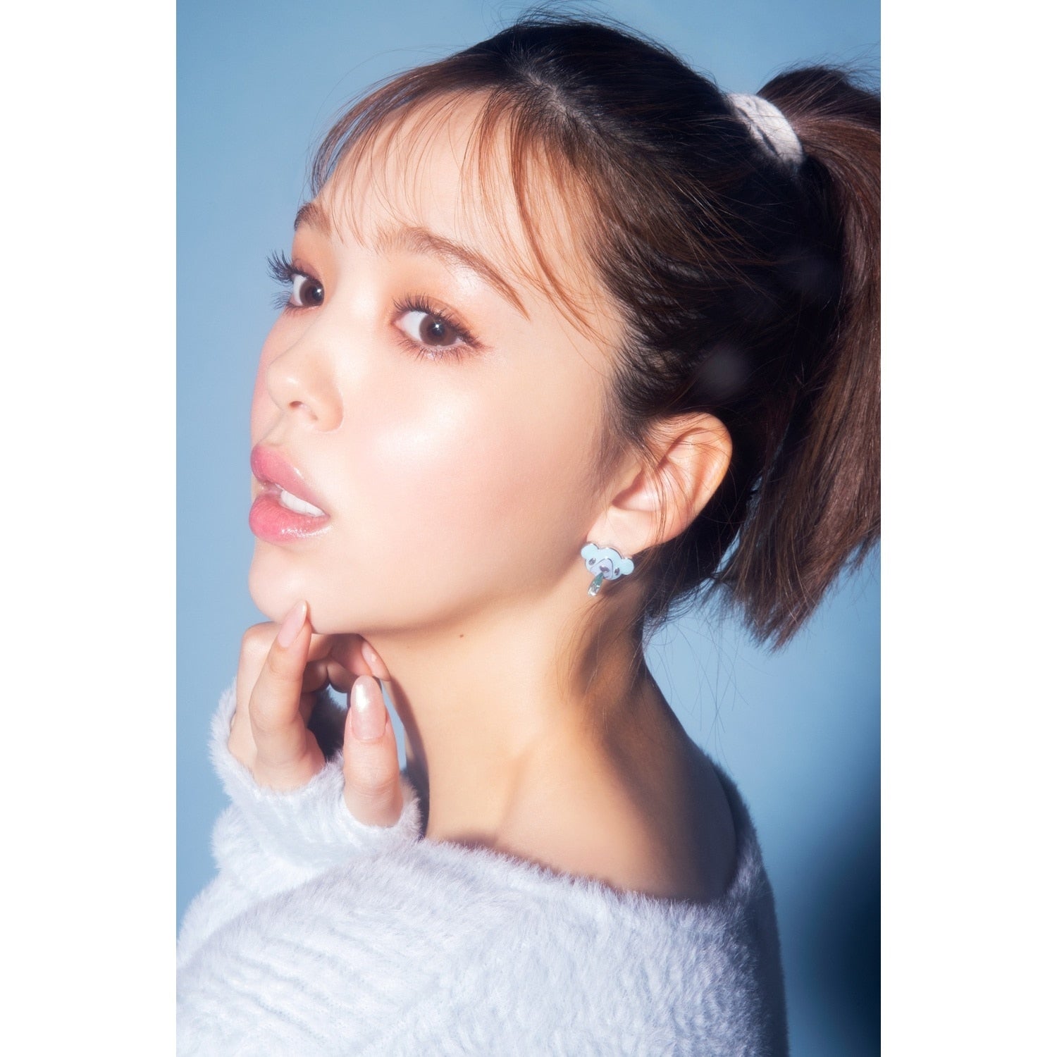 Pokémon Accessory × 25NICOLE Earrings Kumashun packaging from Japan, with authentic Pokémon branding