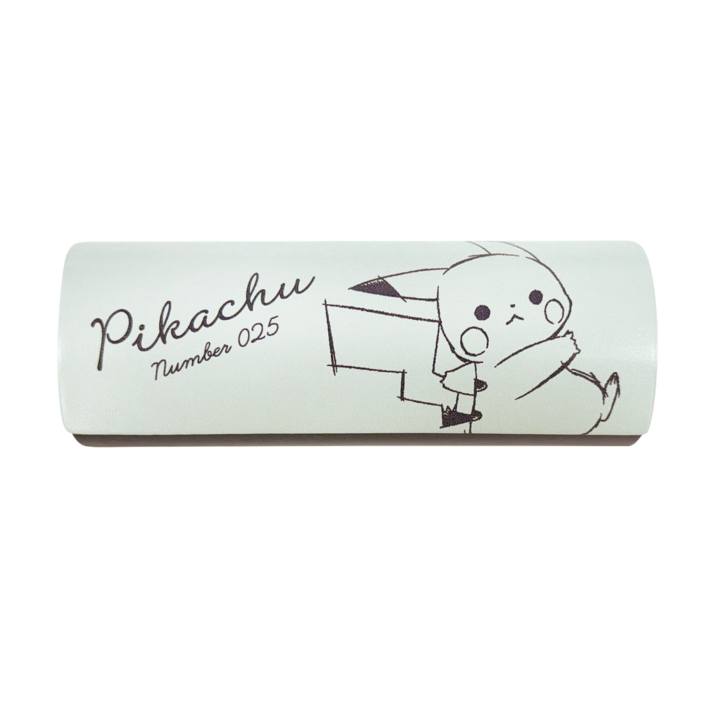 Runrun Pikachu glasses case with cute expression from Japan