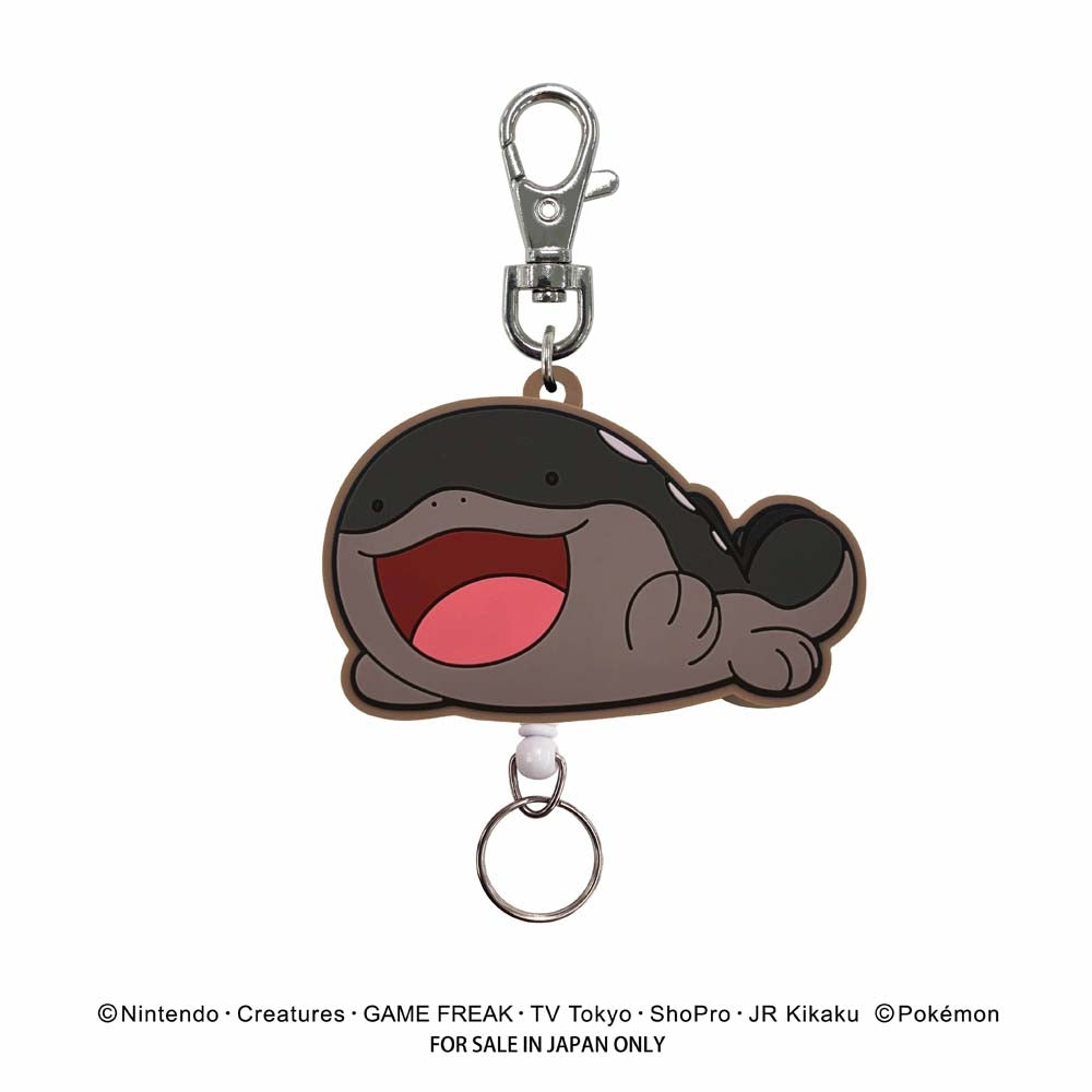 Clodsire keychain with vibrant design from Japan, official Pokemon Center product