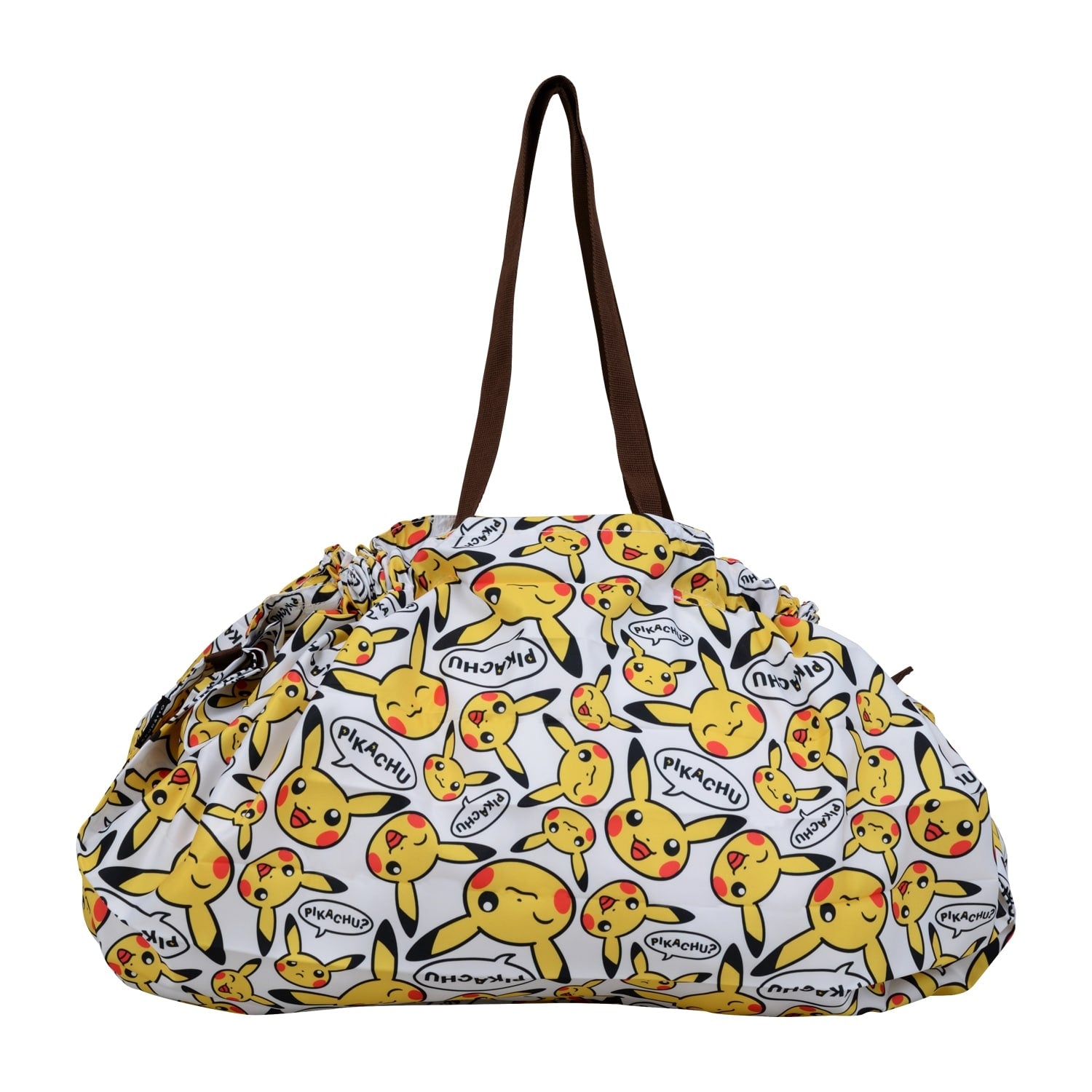 Shupatto compact bag L all-over pattern Pikachu