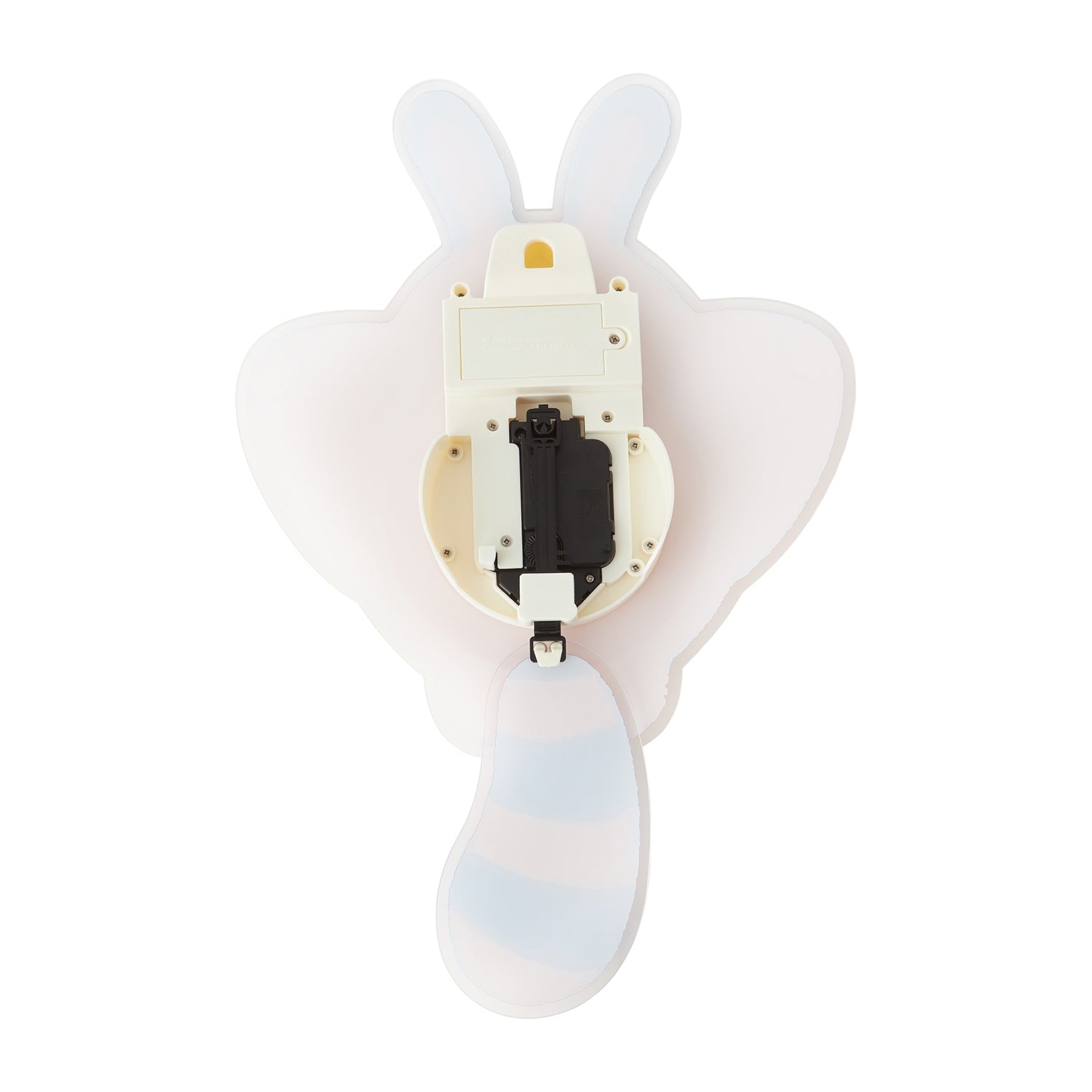 Close-up of Pendulum Clock Little Daydream Otachi face, featuring Sentret from Japan