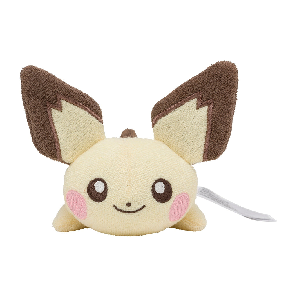 Washable Pichu stuffed toy with soft ears from Japan