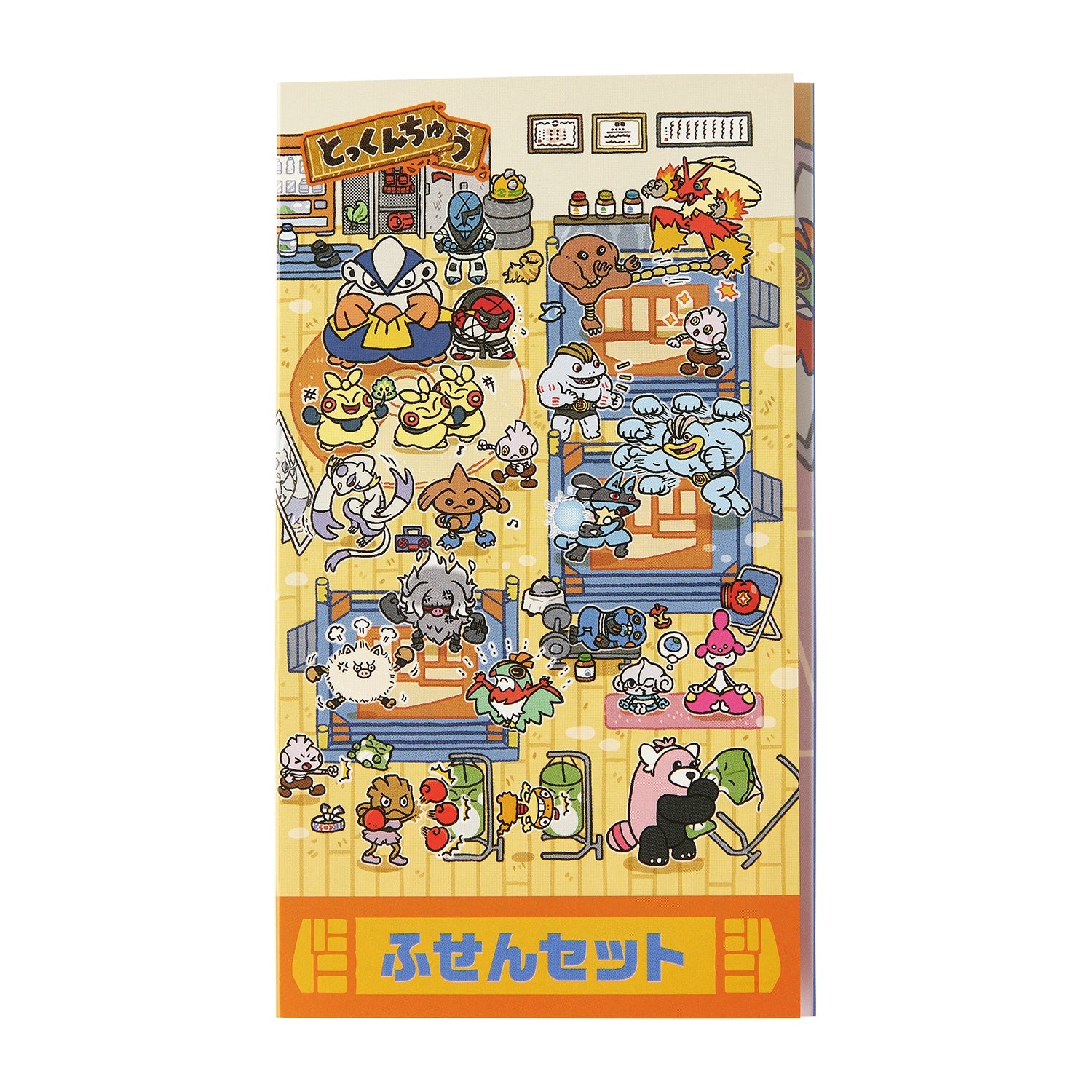 Sticky Set Tokunchu from Japan with colorful characters and designs