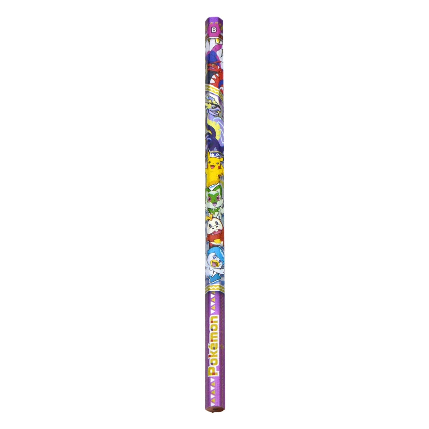 Close-up of Kakikata Pencil B Silver Scroll with silver details, a Japan exclusive item