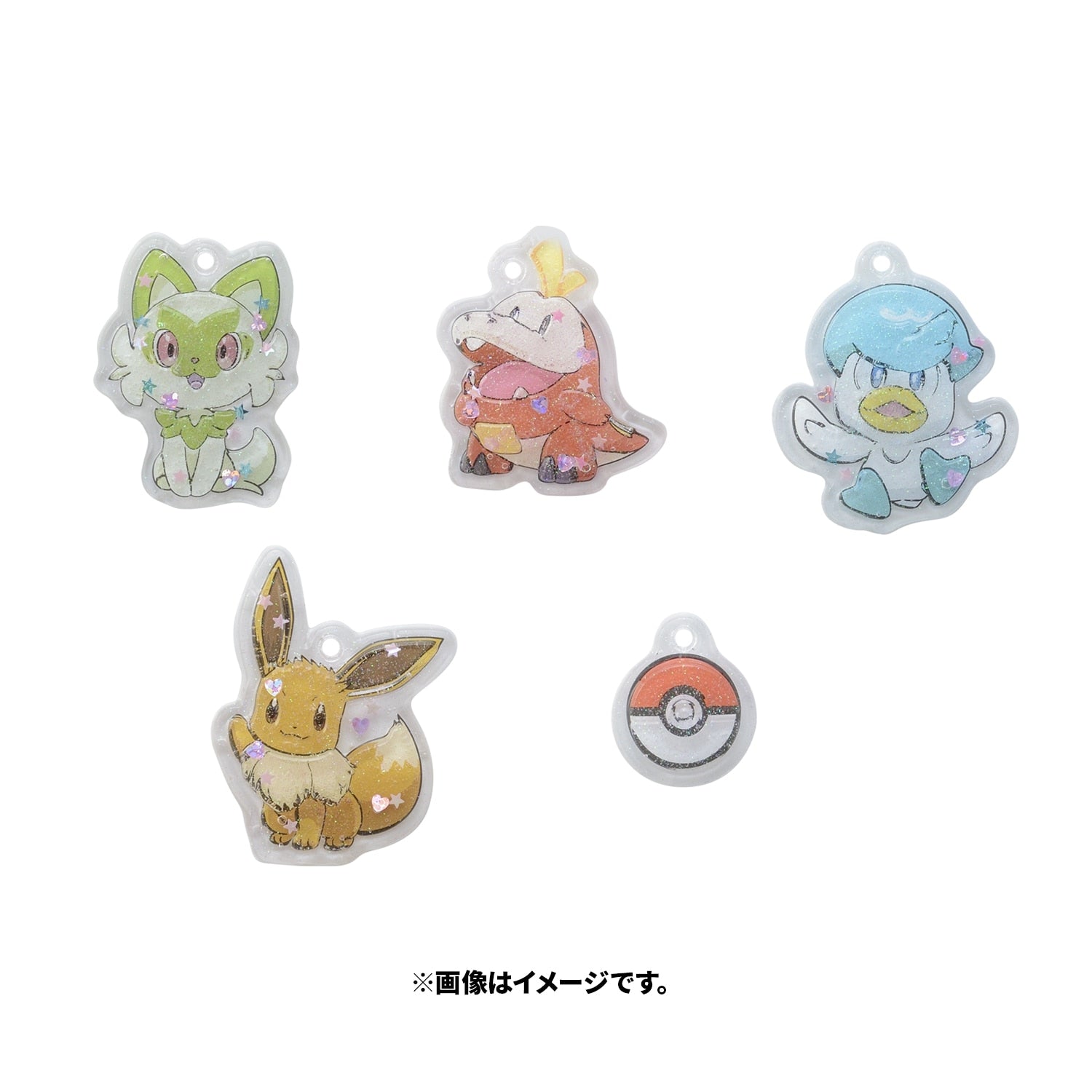 Authentic Pokemon Puni Gel Eevee set, including blister pack and pin set from Japan