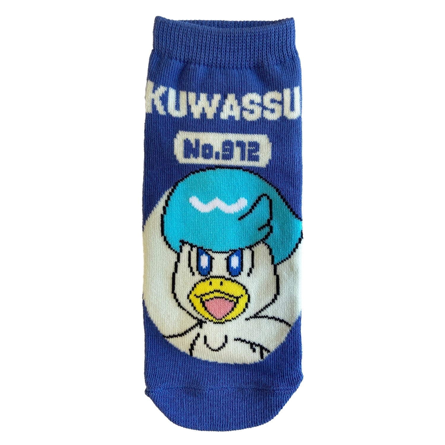 Quaxly Duckling Pokemon Collectible Socks from Japan, featuring Water-type Paldea Pokemon