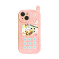 Pokepiece Retro phone style case compatible with iPhone 15/14 Pink