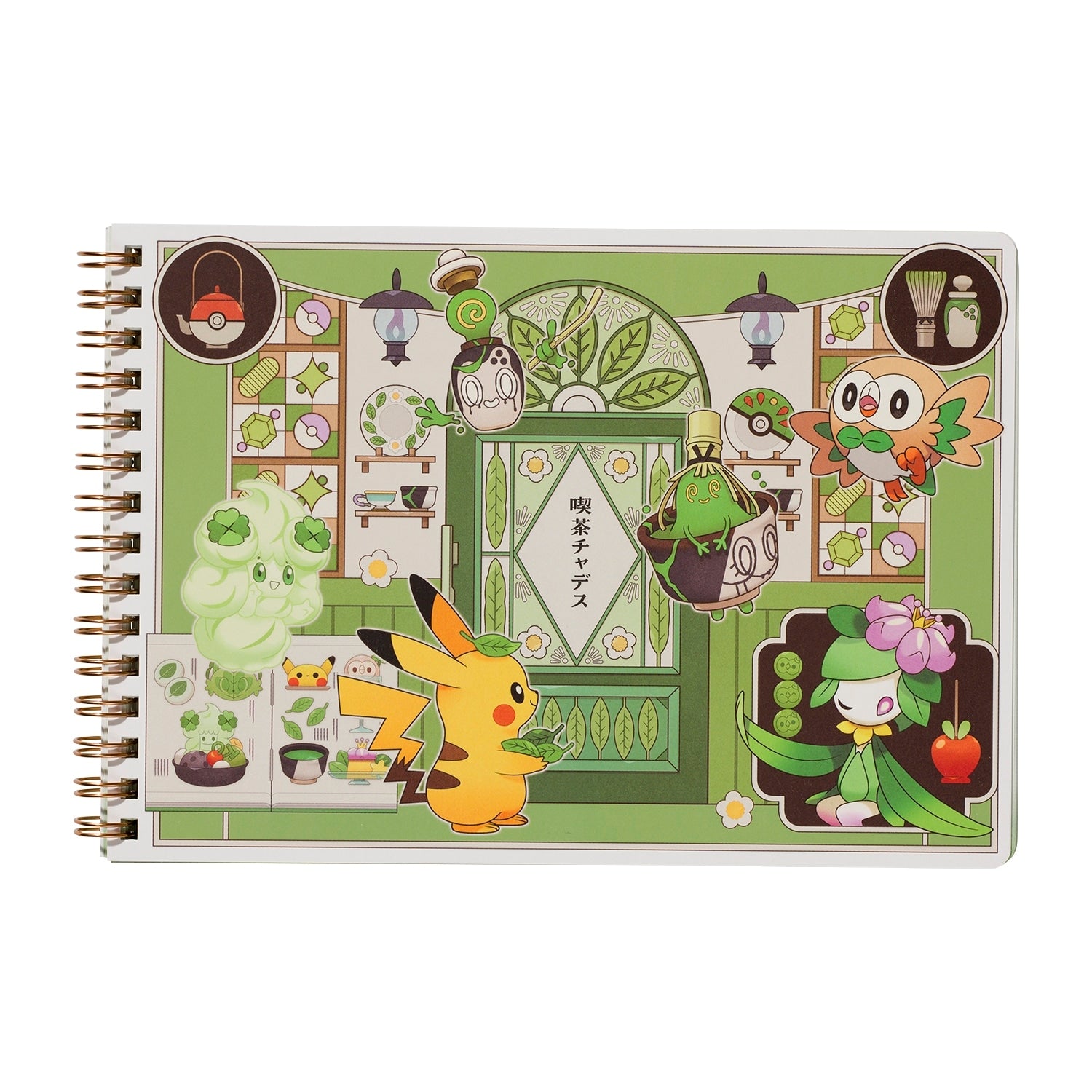 Pokemon A5 Ring Notebook with Poltchageist design from Japan