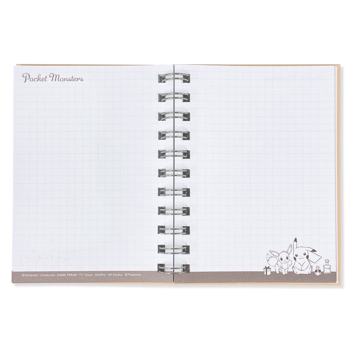 Pokemon A6W ring notebook with ring binding and Japan packaging