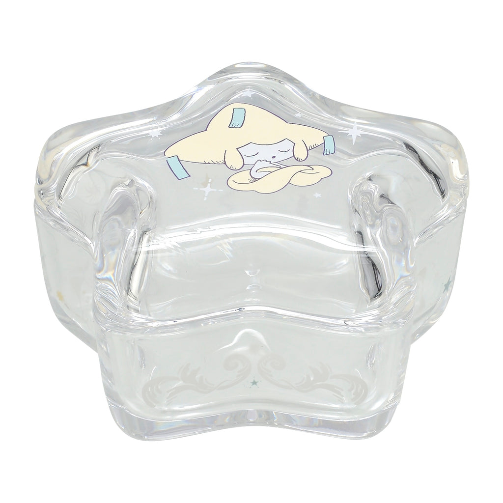 Star-shaped glass canister Jirachi Hoshi Tsunagi