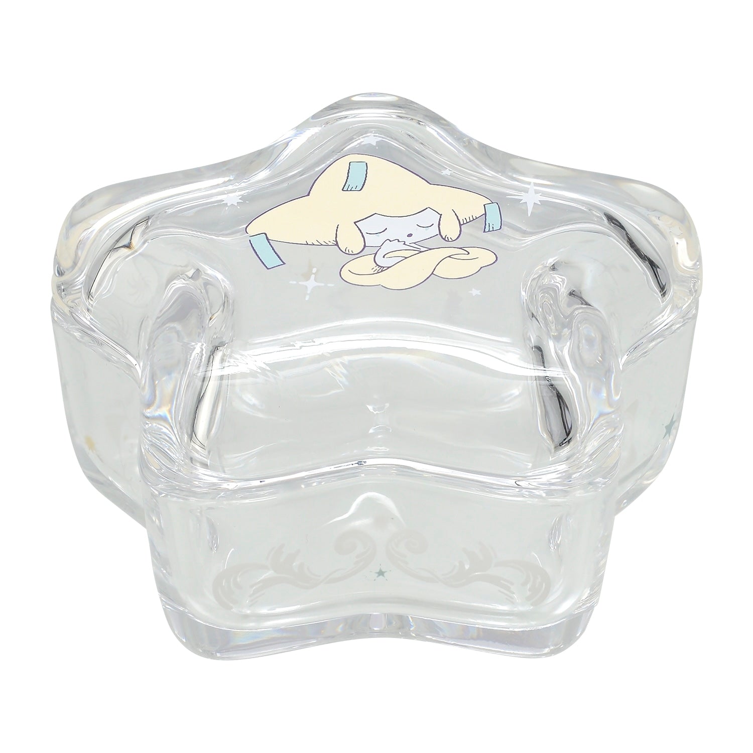 Star-shaped glass canister Jirachi Hoshi Tsunagi