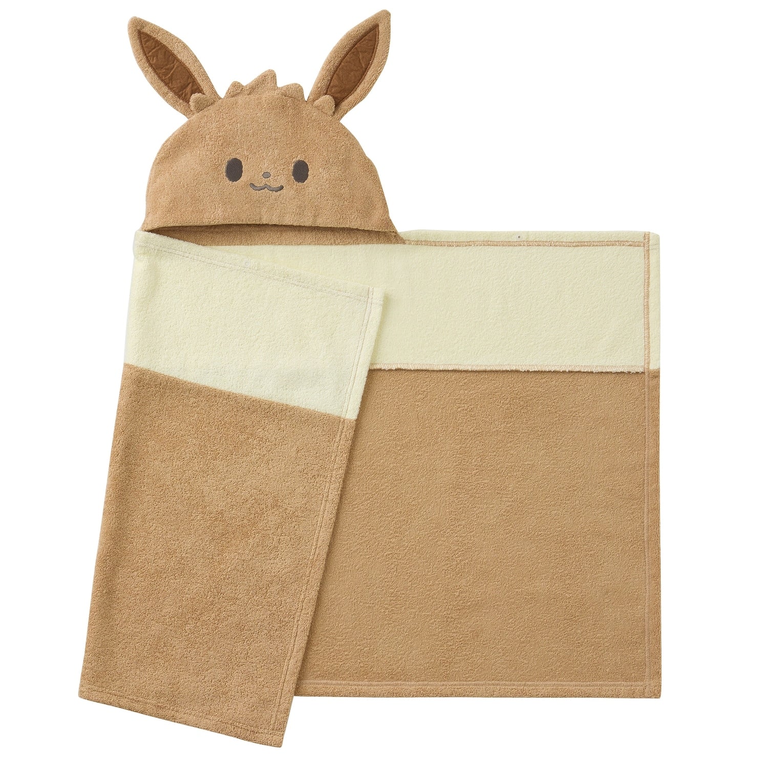 Eevee hooded bath towel with Pokémon design from Japan