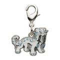 National Encyclopedia Metal Charm from Japan, detailed metal design