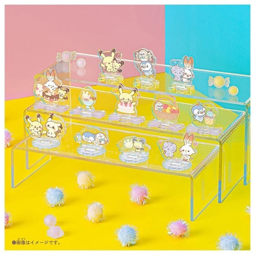 Detailed Poke Piece Chokonto Mini Acrylic Stand with peace life design from Japan