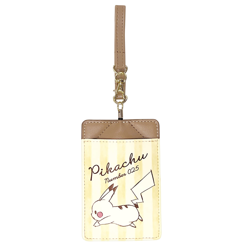 2WAY reel pass case “Pikachu number025” full of energy