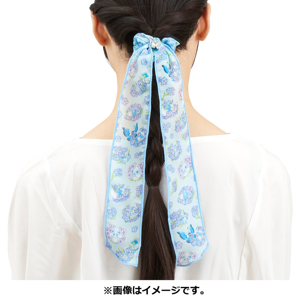 Ribbon Scrunchie Baby Blue Eyes Pokemon Japan collector item with blue ribbon