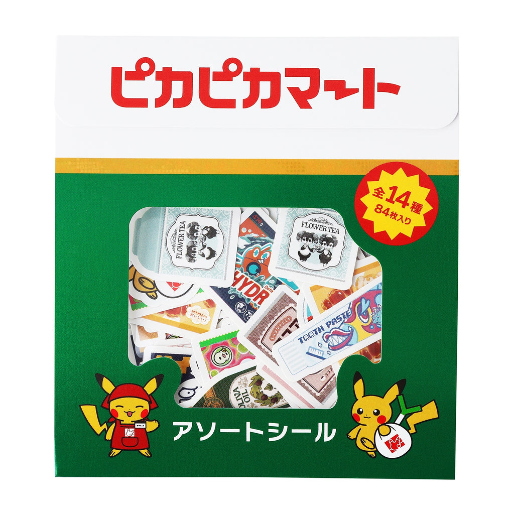 Pokemon Stickers from Japan with colorful characters