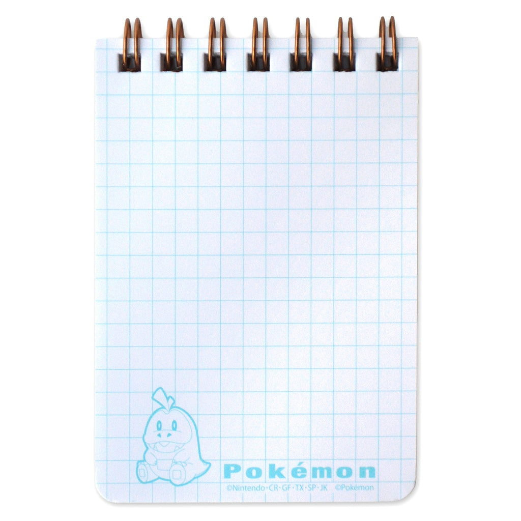 Official Pokemon Center Japan A7 Mini Ring Memo Hogeta, Fuecoco design from Japan, authentic collectible