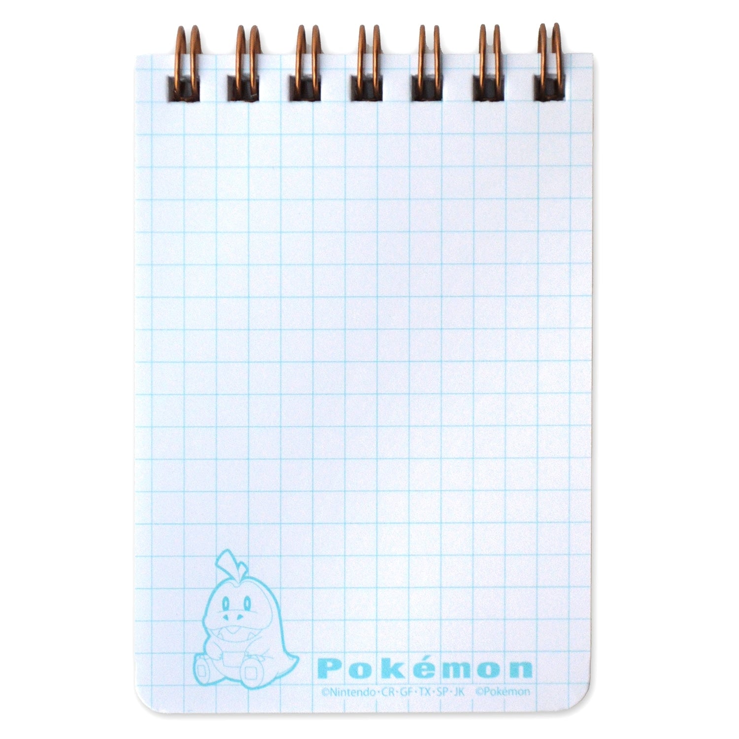 Official Pokemon Center Japan A7 Mini Ring Memo Hogeta, Fuecoco design from Japan, authentic collectible