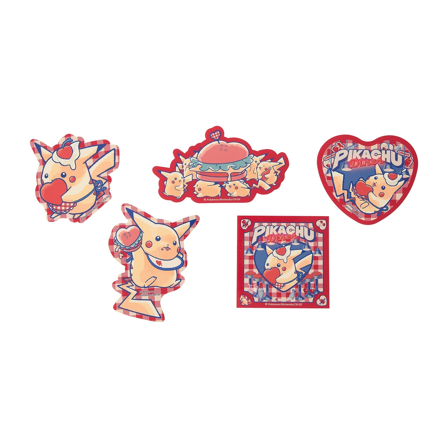 Sticker set PIKACHU DINER