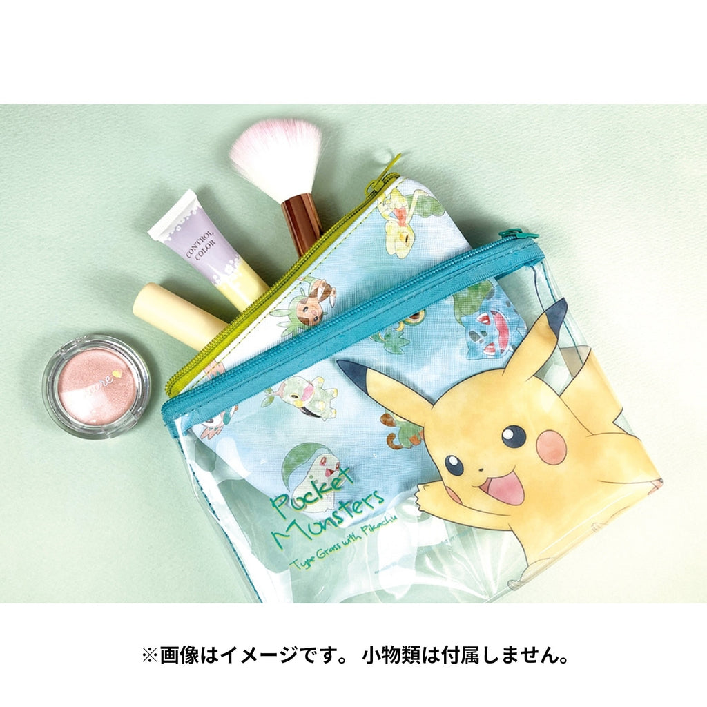 Pouch set Pikachu & Grass type