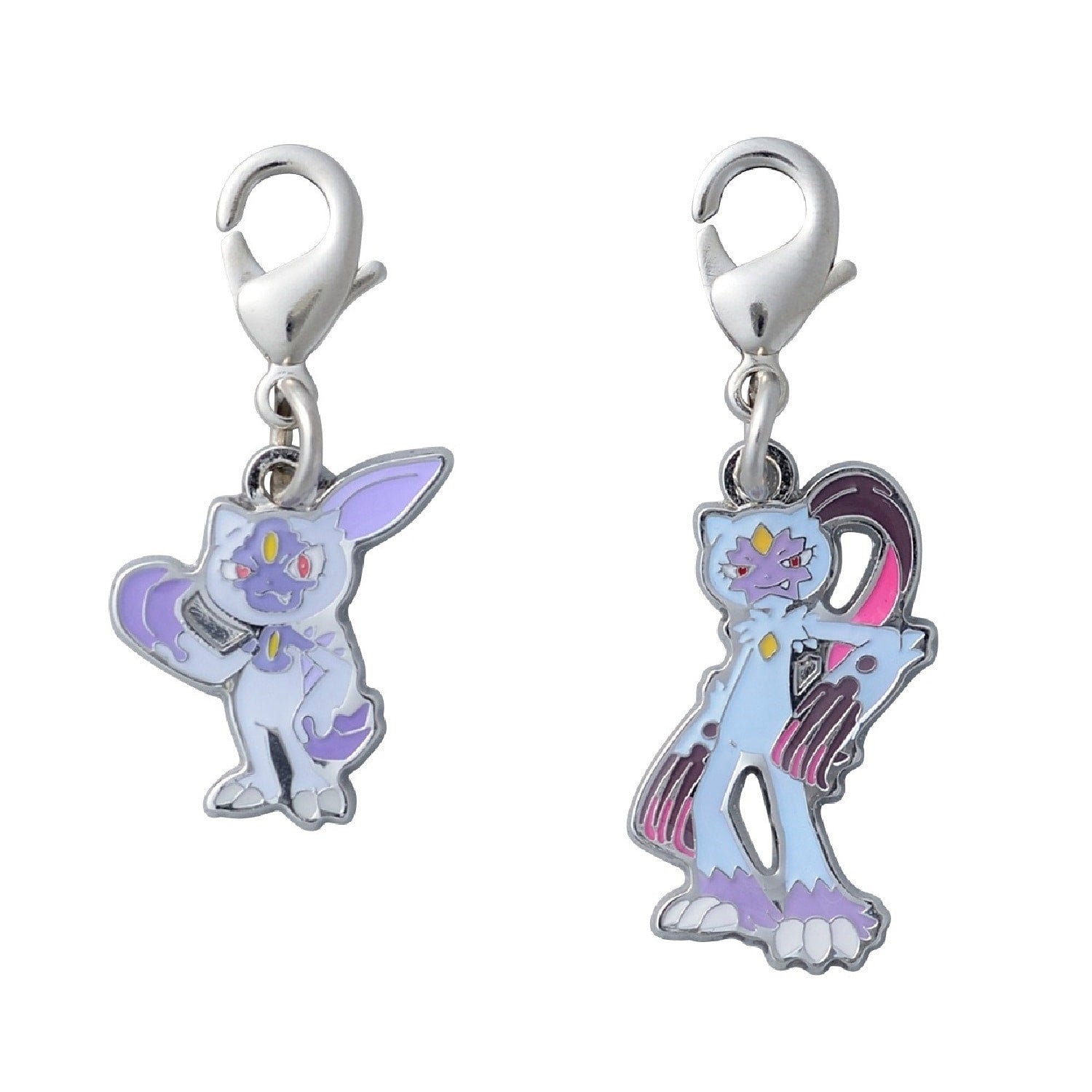 National Encyclopedia Metal Charm H215903 from Japan, featuring detailed Pokemon design, 3.2x1.9x0.2cm, 2g