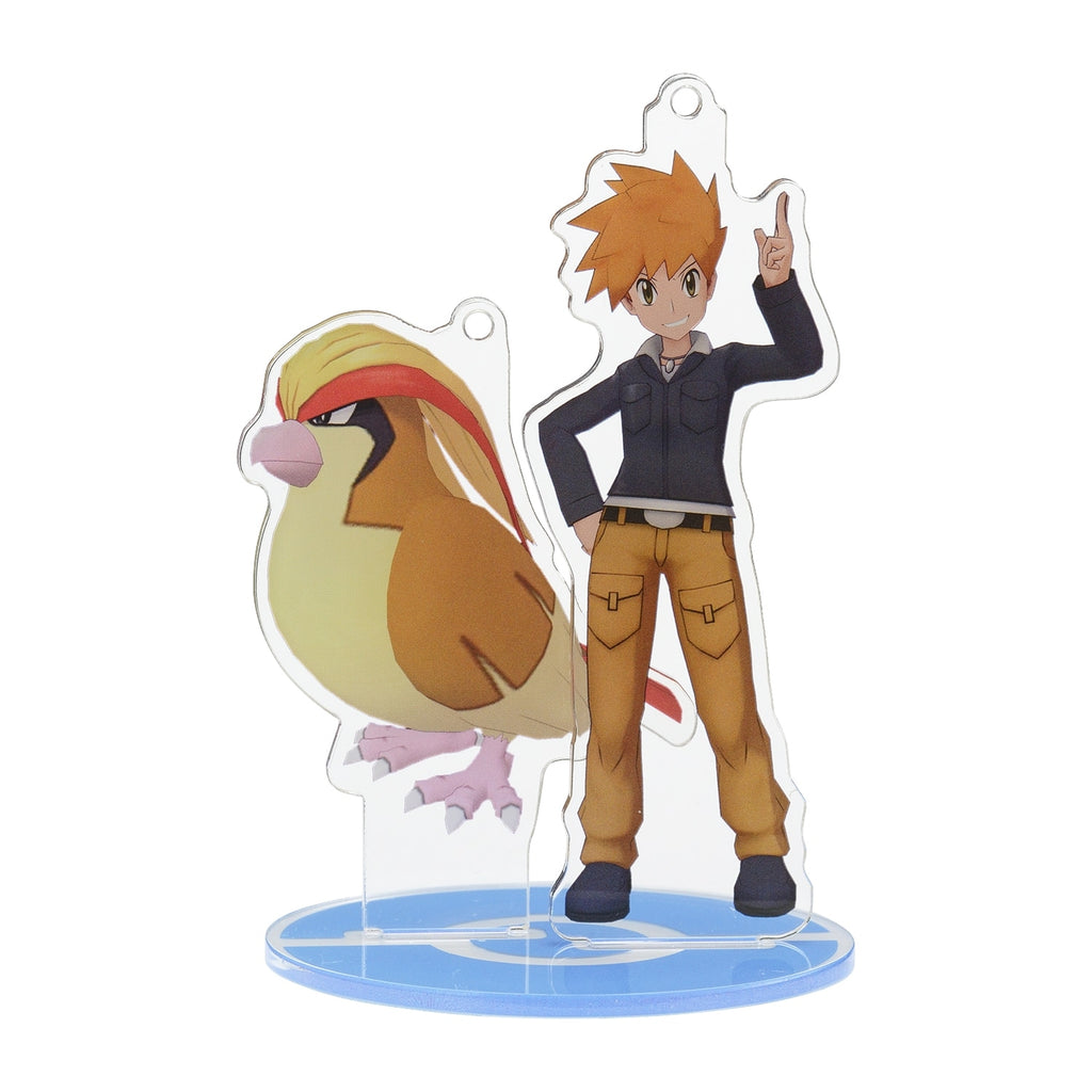 Close-up of Trainer Salon keychain with detailed design from official Pokemon Center Japan