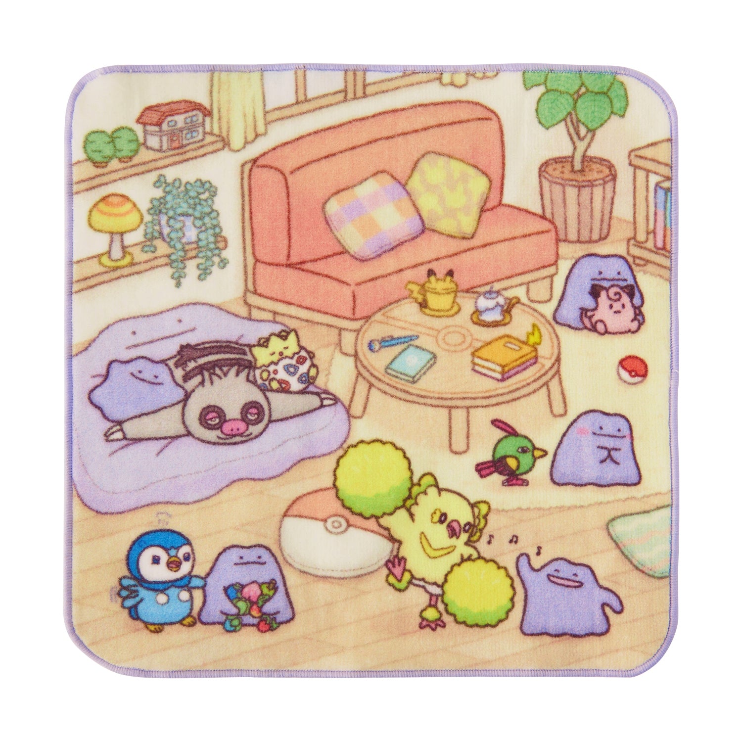 Pokemon Hand Towel Ten Poke Ten Colors Metamon from Japan, colorful anime design