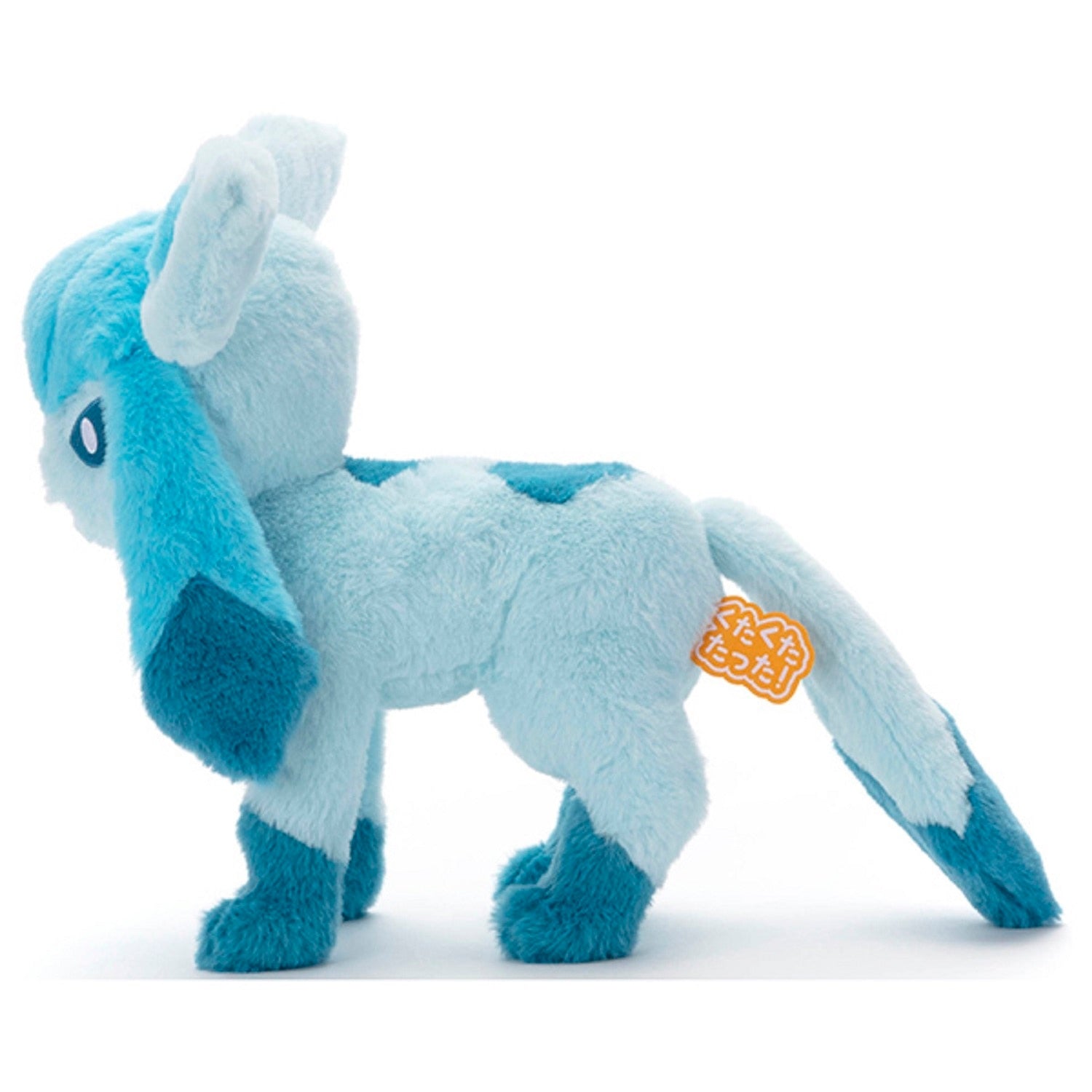 Adorable I'm exhausted M/Glaceon plushie with high-quality materials from Japan