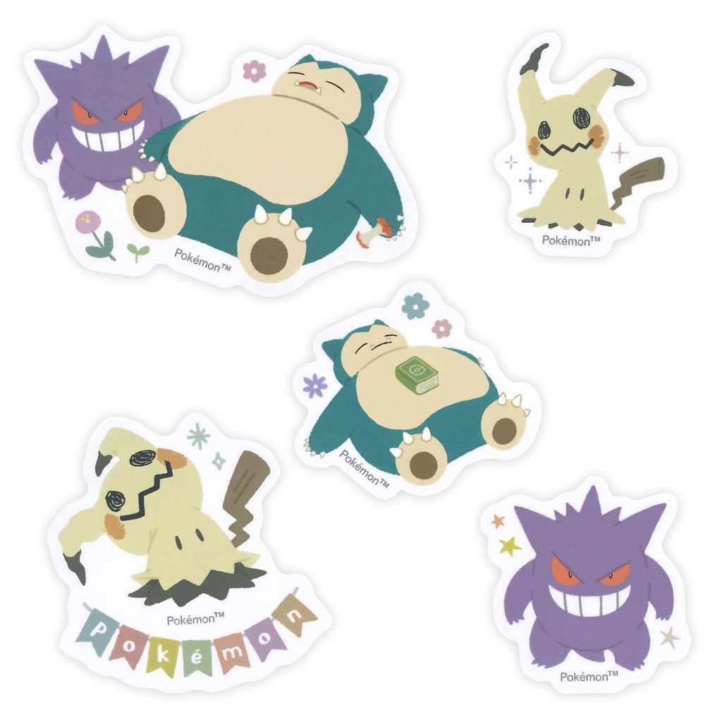 Mini deco collage sticker/Mimikyu Gengar Snorlax