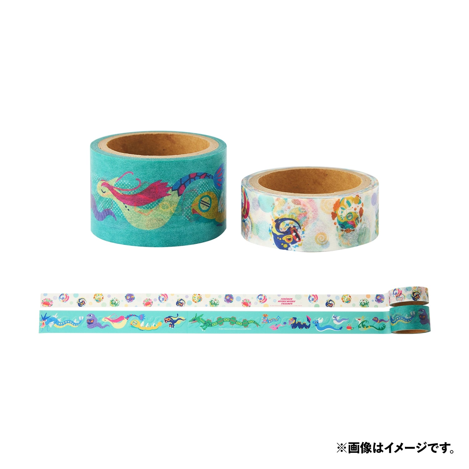 POKÉMON NYORO NYORO FRIENDS Masking Tape packaging with Japanese text and authentic logo