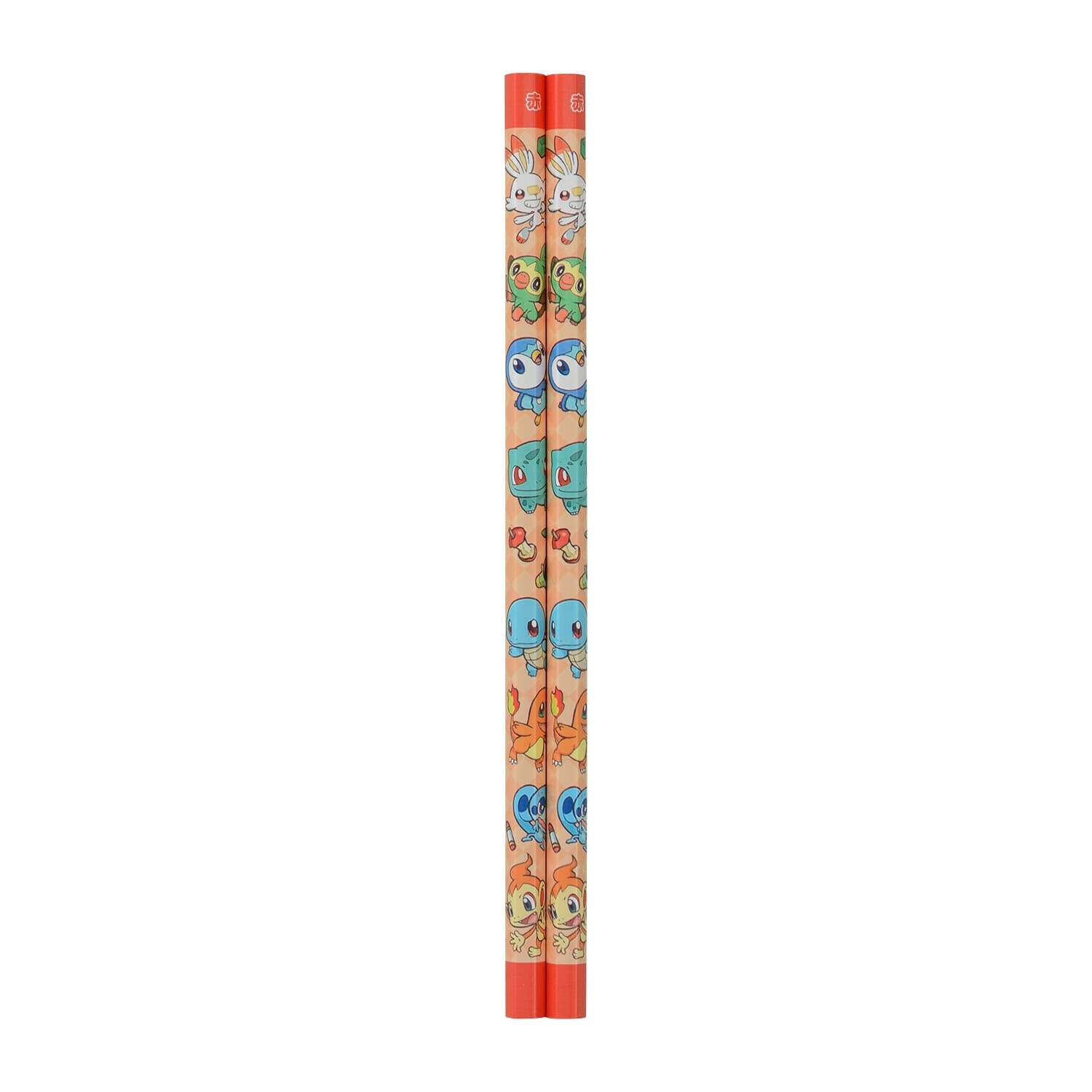 Ivysaur red pencils set from Japan, featuring Generation 1's Seed Pokemon with green and red design