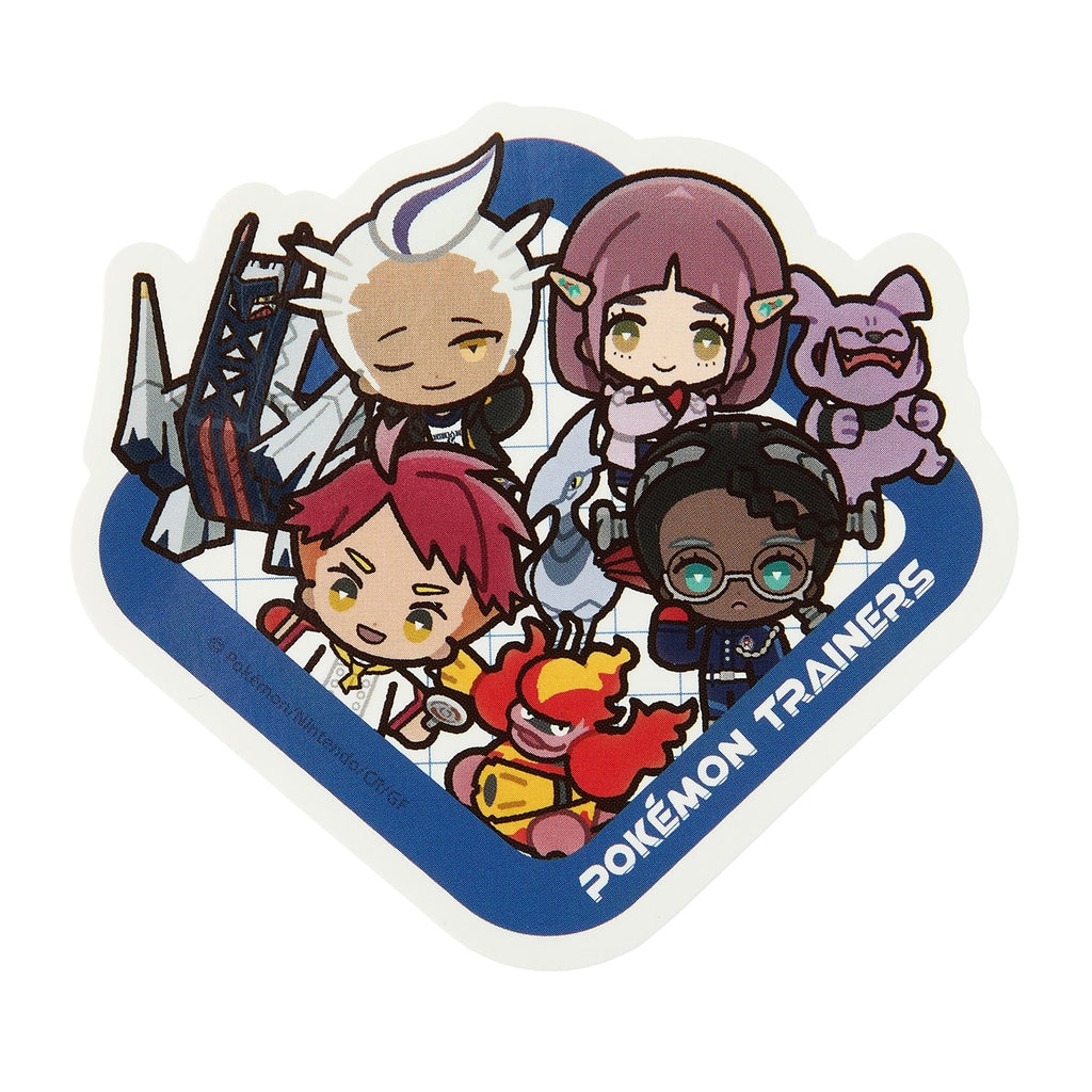 POKÉMON TRAINERS sticker set packaging, featuring official Pokémon Center Japan logo, sourced from Japan