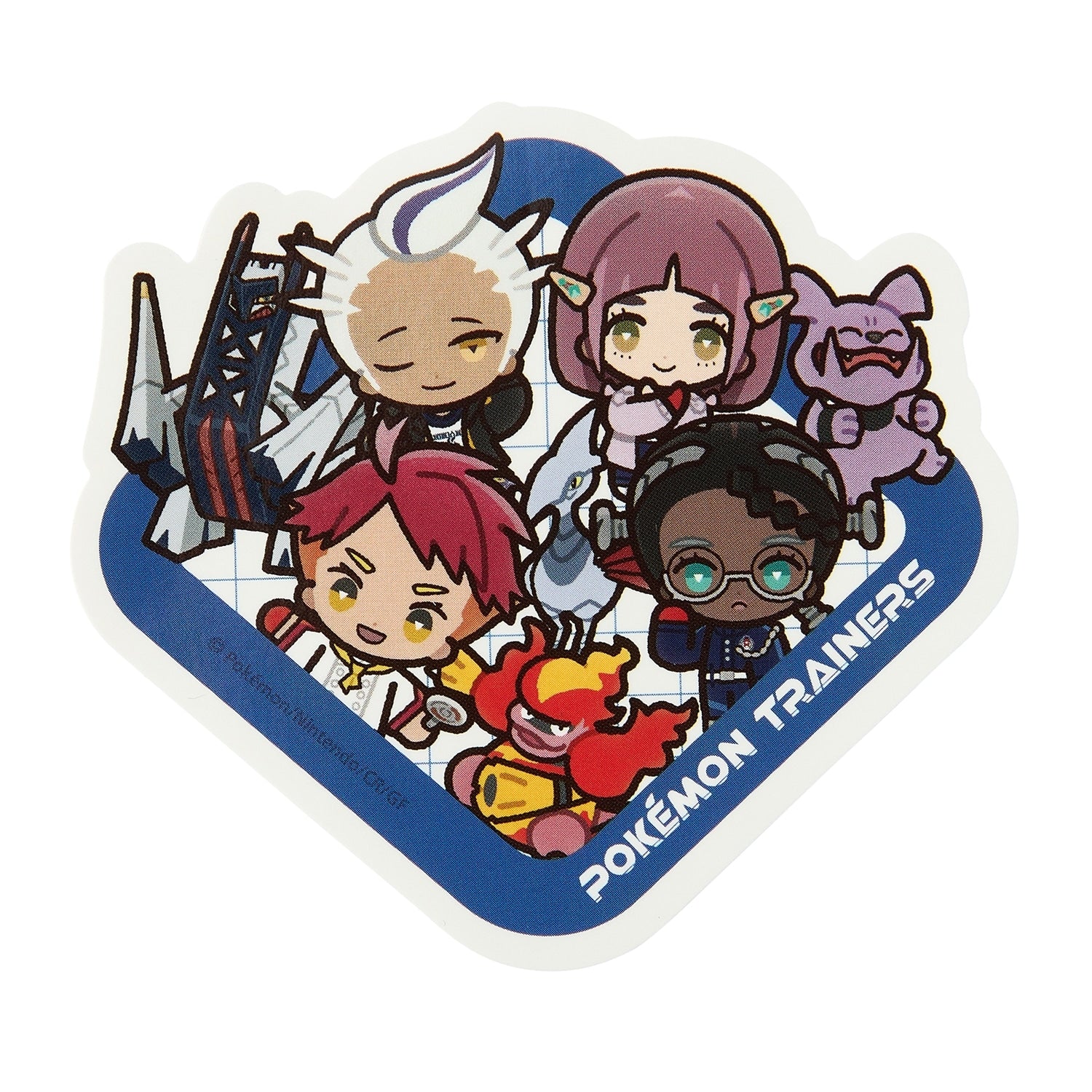 POKÉMON TRAINERS sticker set packaging, featuring official Pokémon Center Japan logo, sourced from Japan