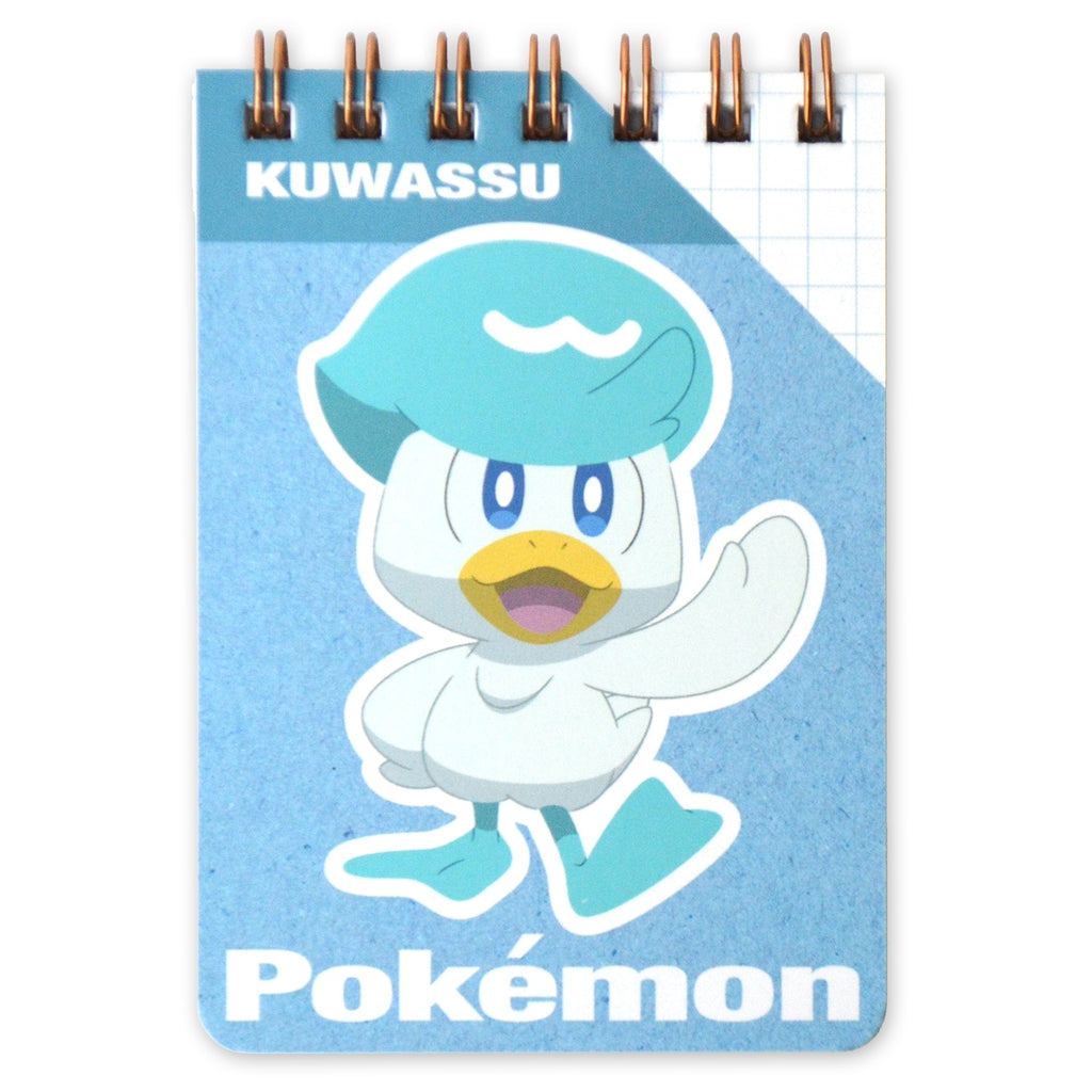 Quaxly ring memo from Japan, featuring the Duckling Pokemon with water-type design