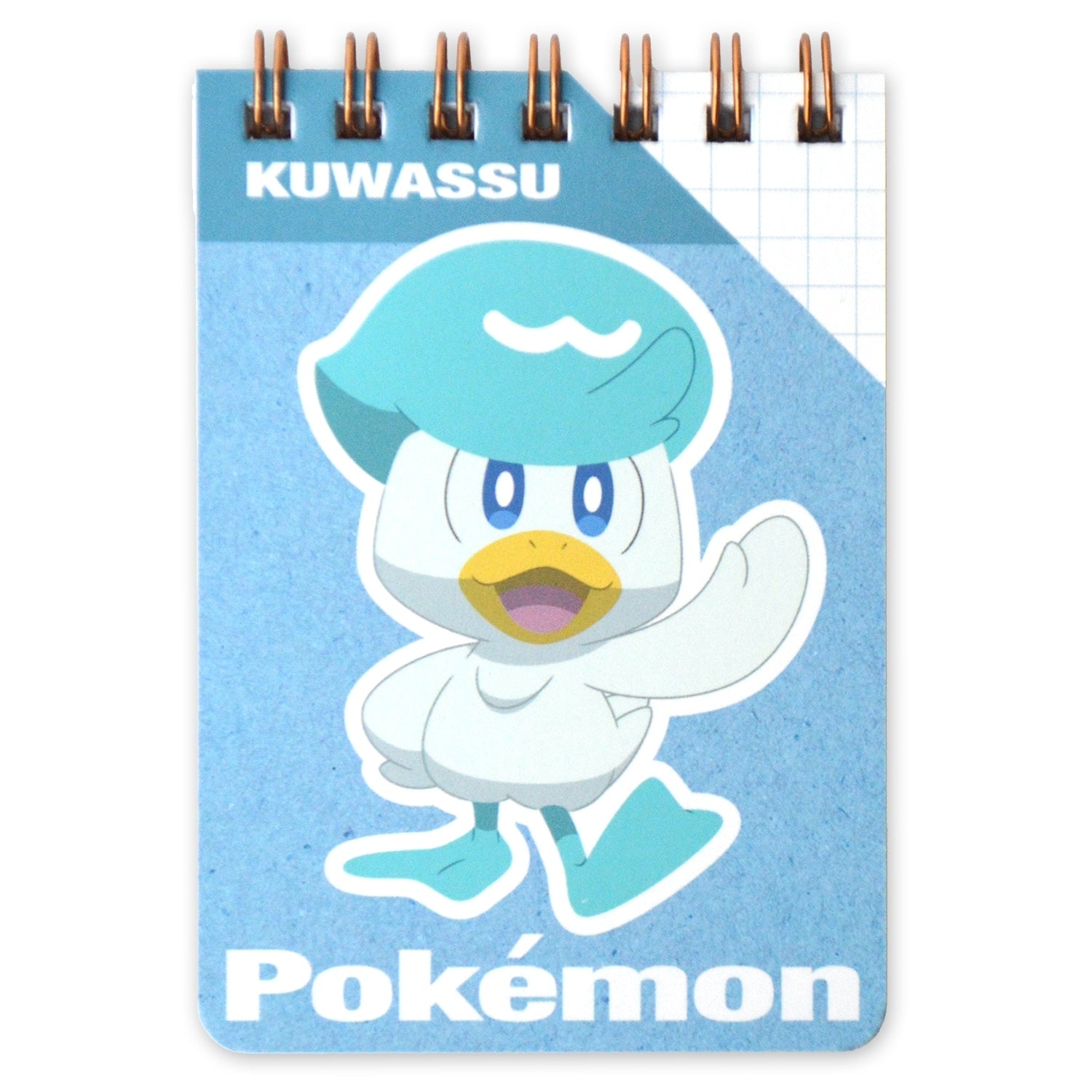 Quaxly ring memo from Japan, featuring the Duckling Pokemon with water-type design