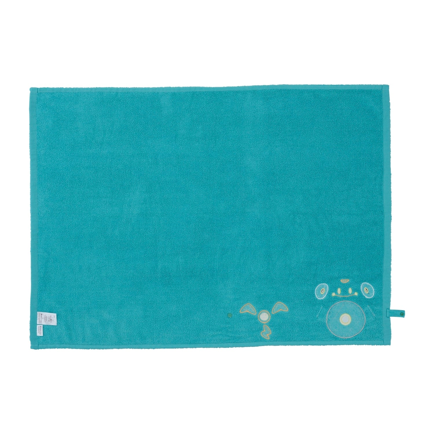 Pokemon Kurukuru Towel Blanket folded, showcasing Japanese packaging and details