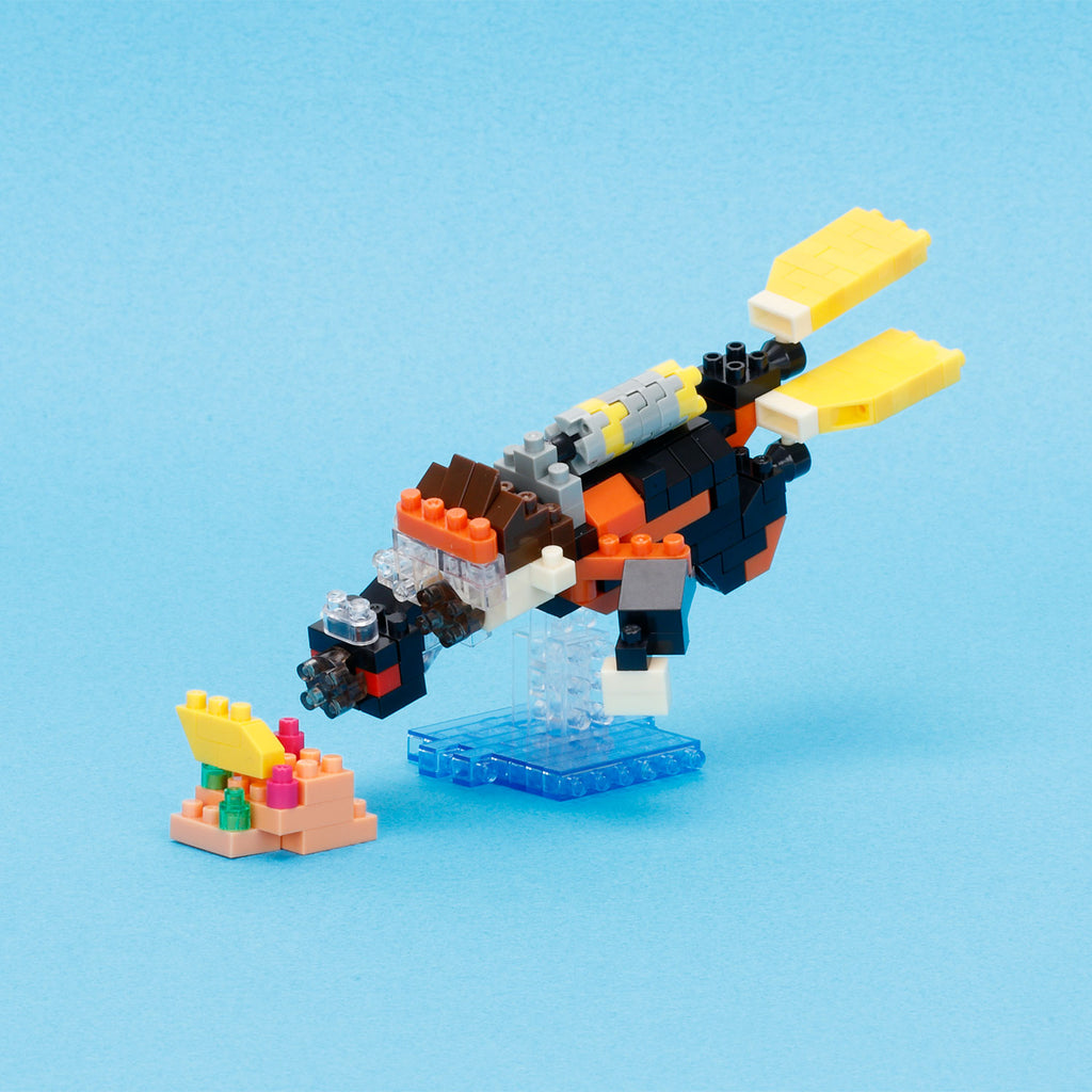 nanoblock scuba diving