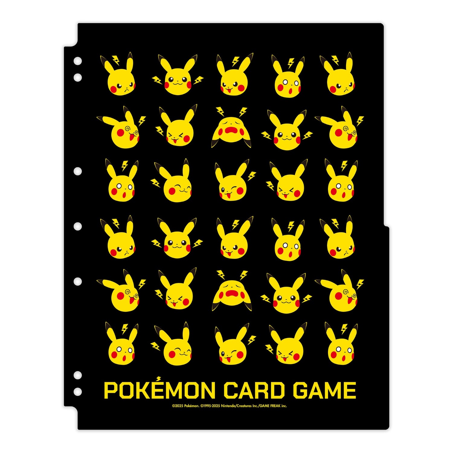 Pokémon Card Collection Binder Refill – Pikachu & Thunder | Japan Exclusive