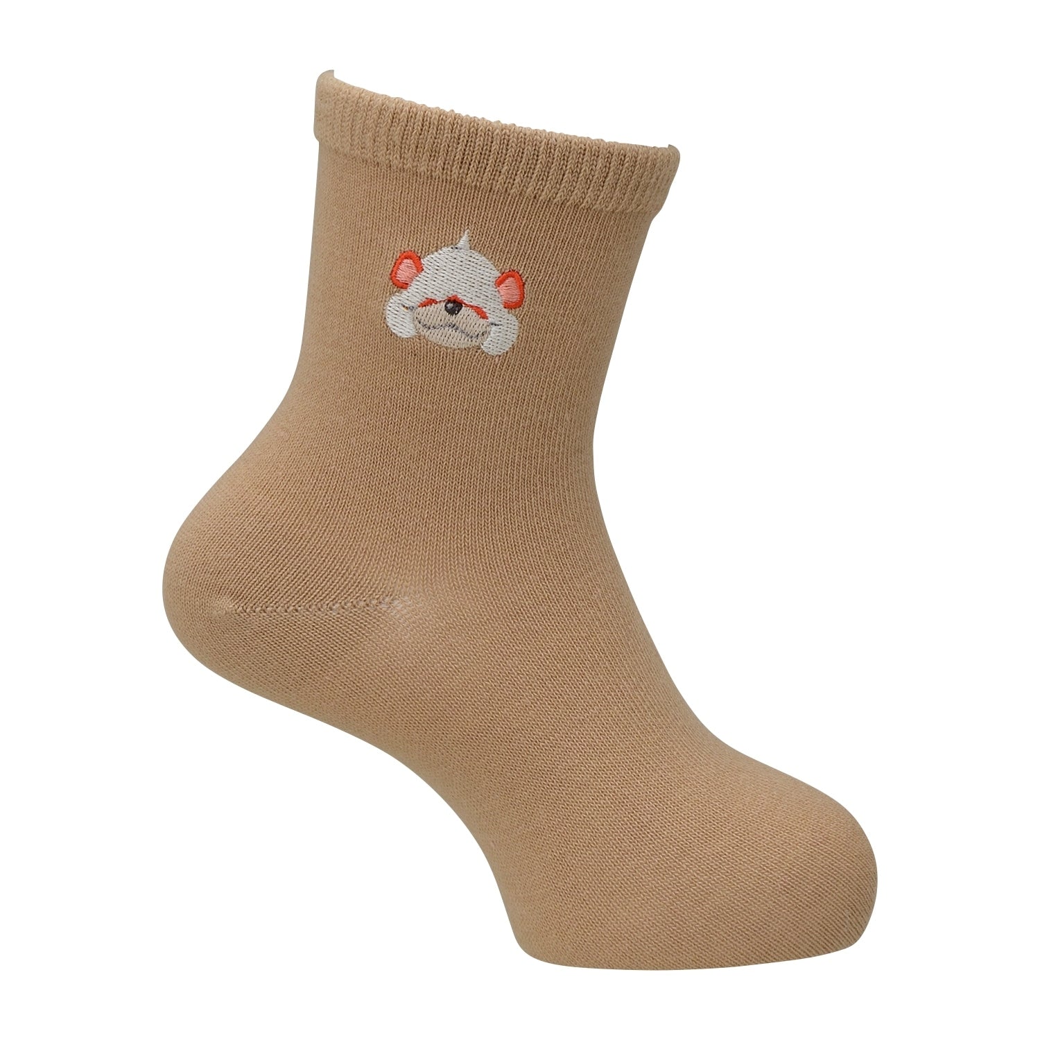 [Choice] Middle socks one point plain Jade Guardi (23-25cm)
