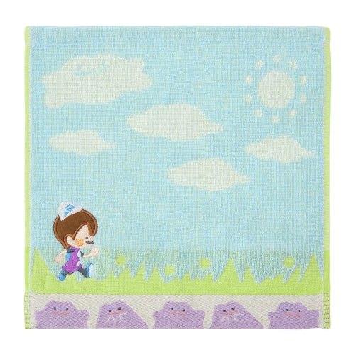 [Choose] Hand Towel Poco A Pokemon Metamon Blue