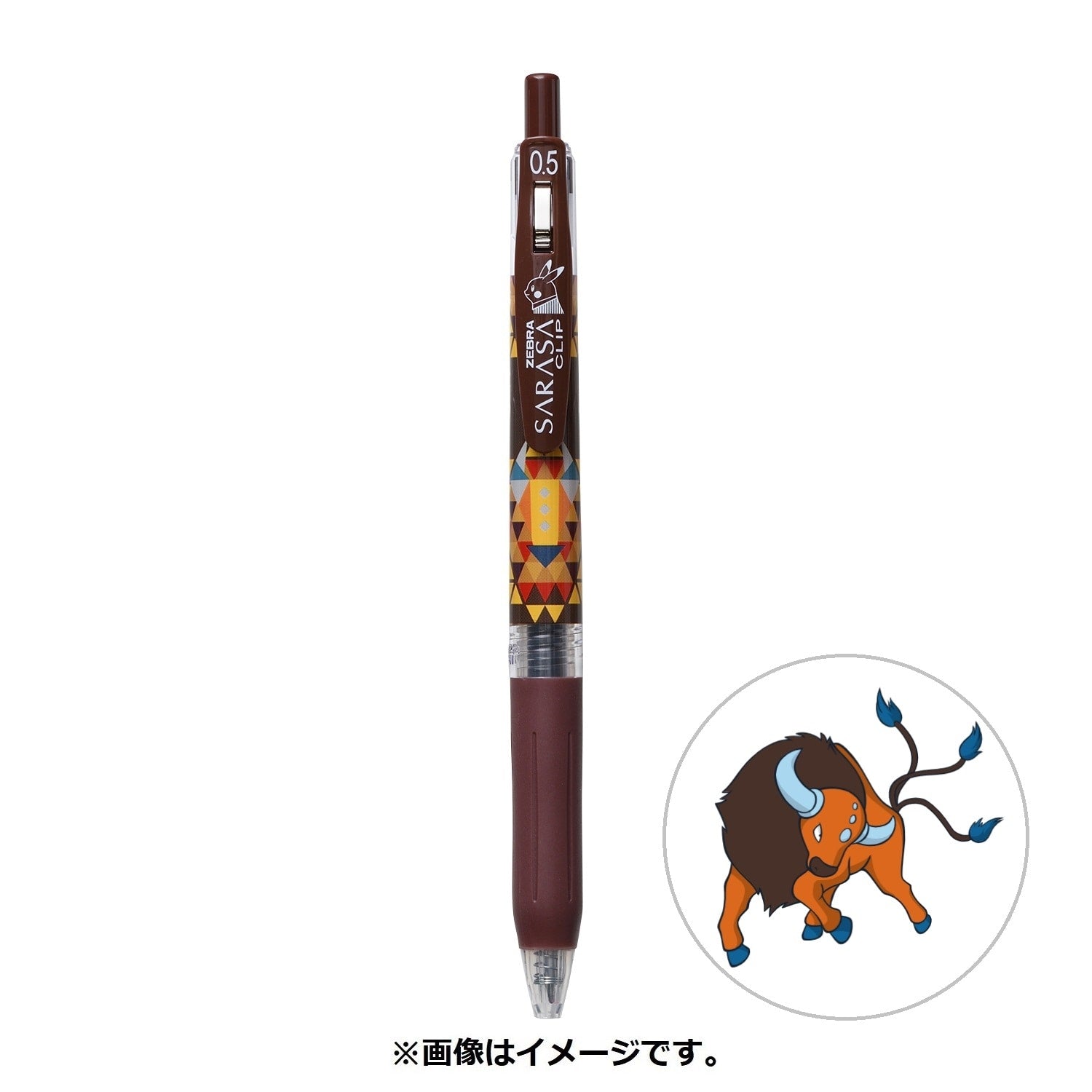SARASA Pokémon Shirts Centaur pattern with Tauros, Japan exclusive design