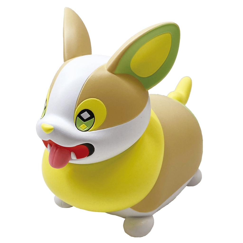 Soft Vinyl Time Series Pokemon Coin Bank Onepachi from Japan, featuring Yamper